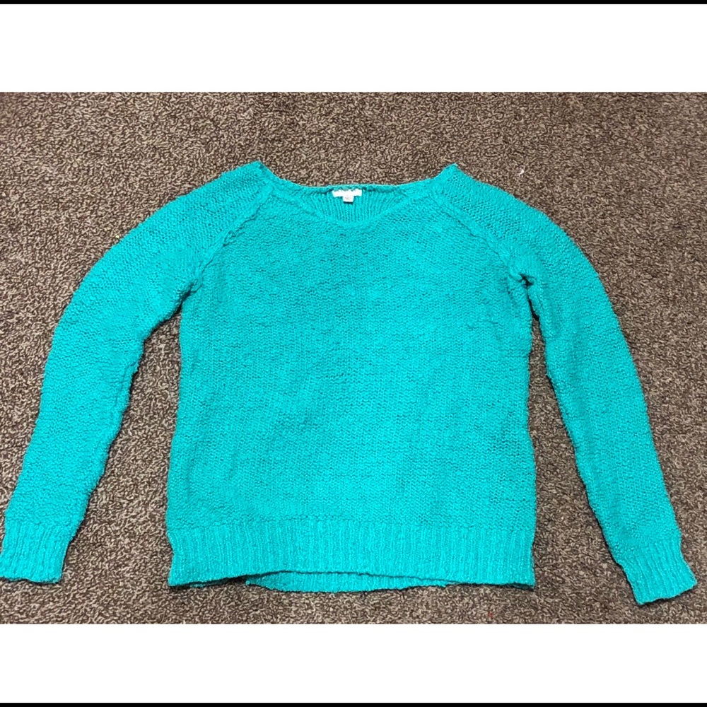 Teal Knit Sweater